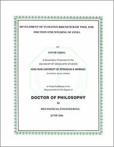 Phd thesis welding image