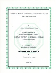 Kfupm thesis template picture